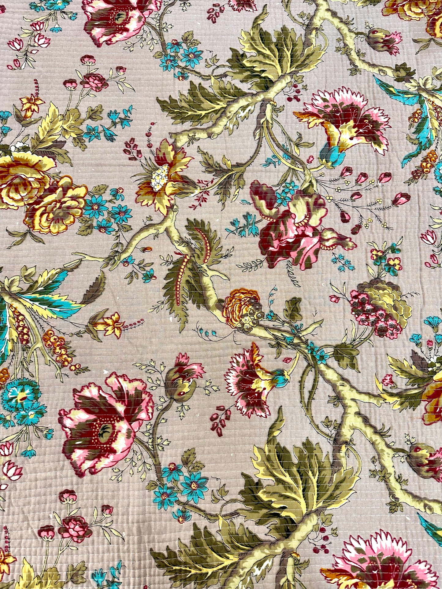 Naqoosh Cotton Quilted Bedspread (Reversible)