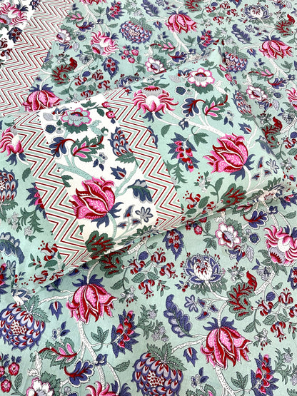 Razaan Cotton Bedsheet with Pillow Covers
