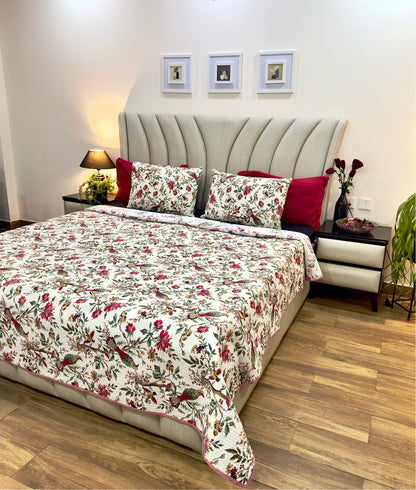 Noor Cotton Quilted Bedspread (Reversible)