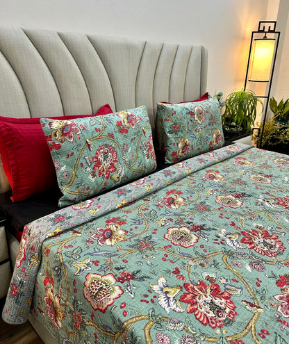 Ibda Cotton Quilted Bedspread (Reversible)