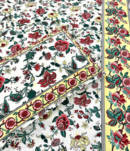 Najla Cotton Bedsheet with Pillow Covers