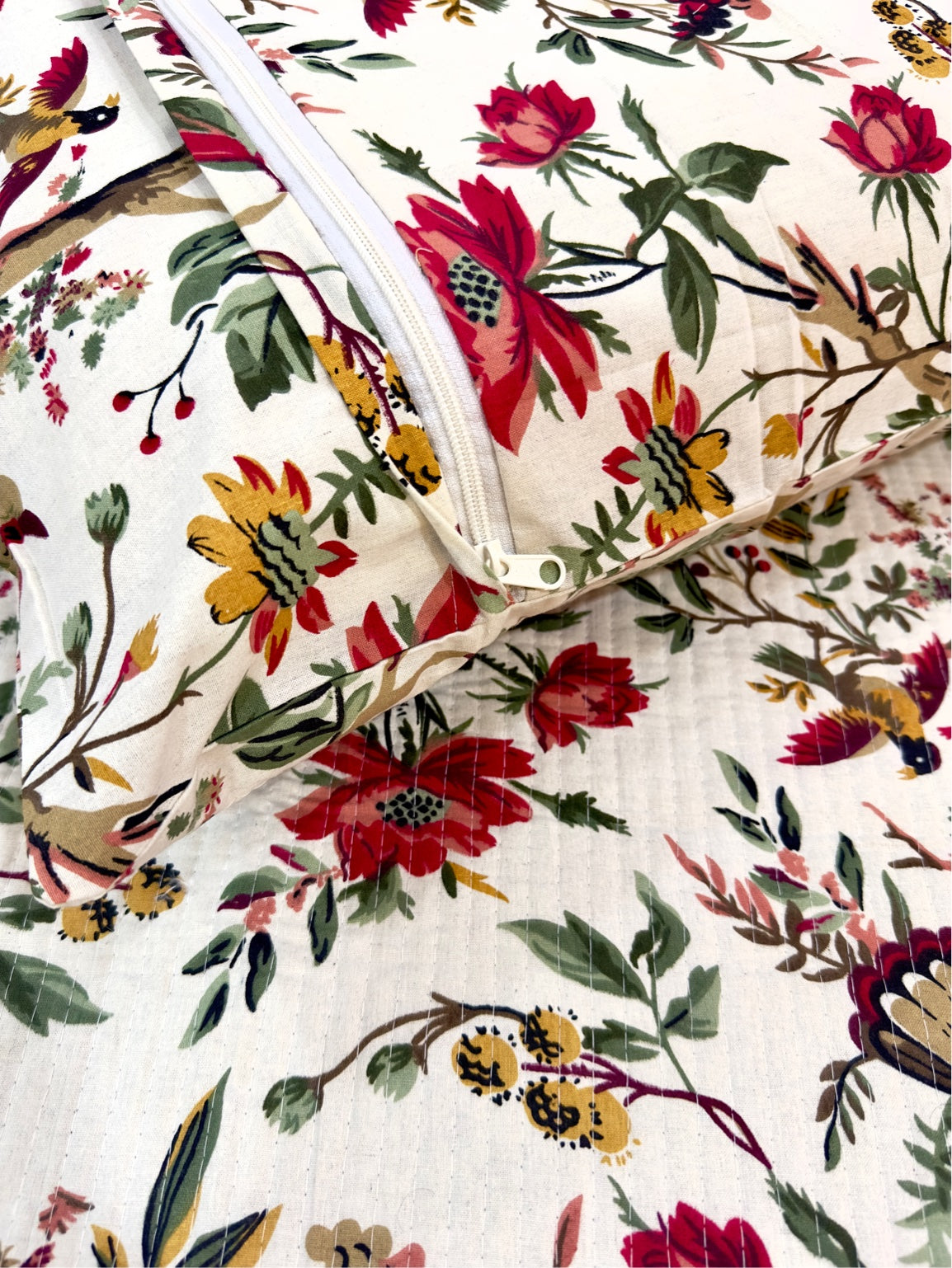 Noor Cotton Quilted Bedspread (Reversible)