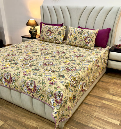 Azmat Cotton Quilted Bedspread (Reversible)