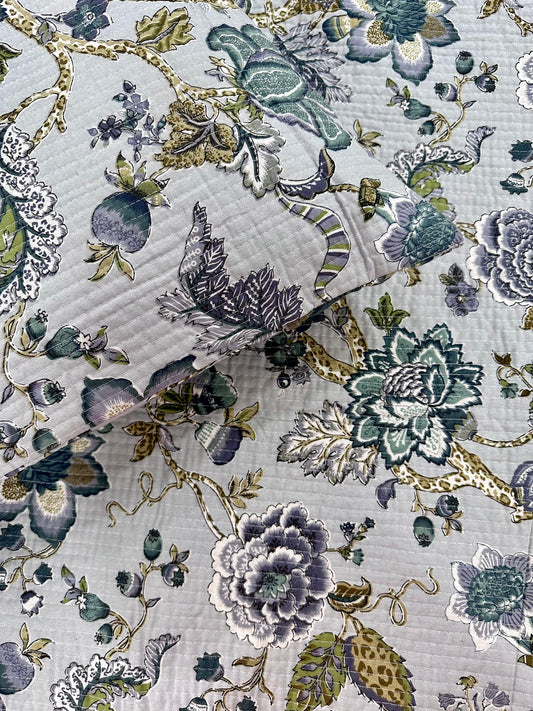 Jamaal Cotton Quilted Bedspread (Reversible)