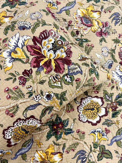 Azmat Cotton Quilted Bedspread (Reversible)