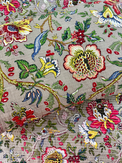 Dilkash Cotton Quilted Bedspread (Reversible)